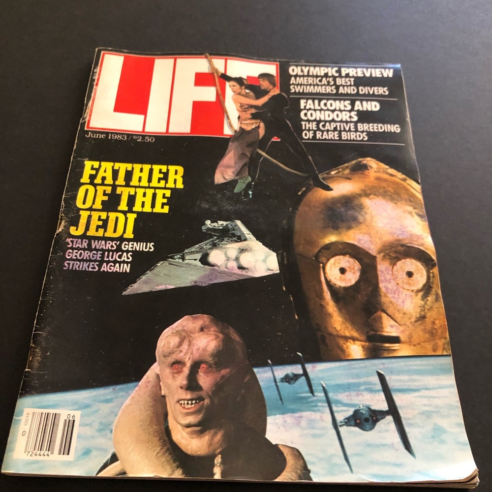VINTAGE LIFE MAGAZINE JUNE 1983 STAR WARS 109D